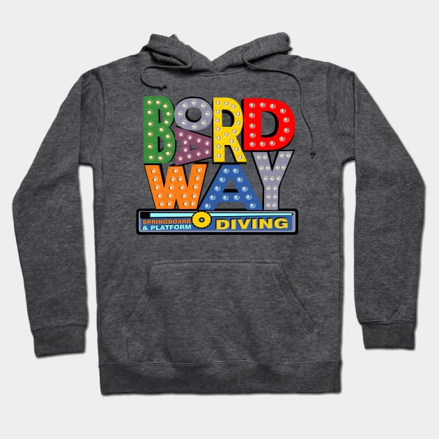 Boardway Springboard & Platfrom Diving Hoodie by GR8DZINE